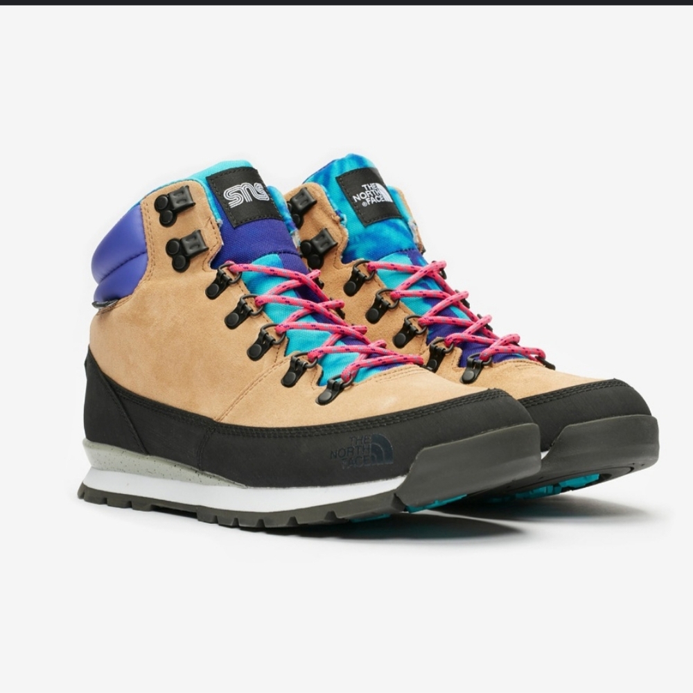The North Face Tan and Black Hiking Boots
